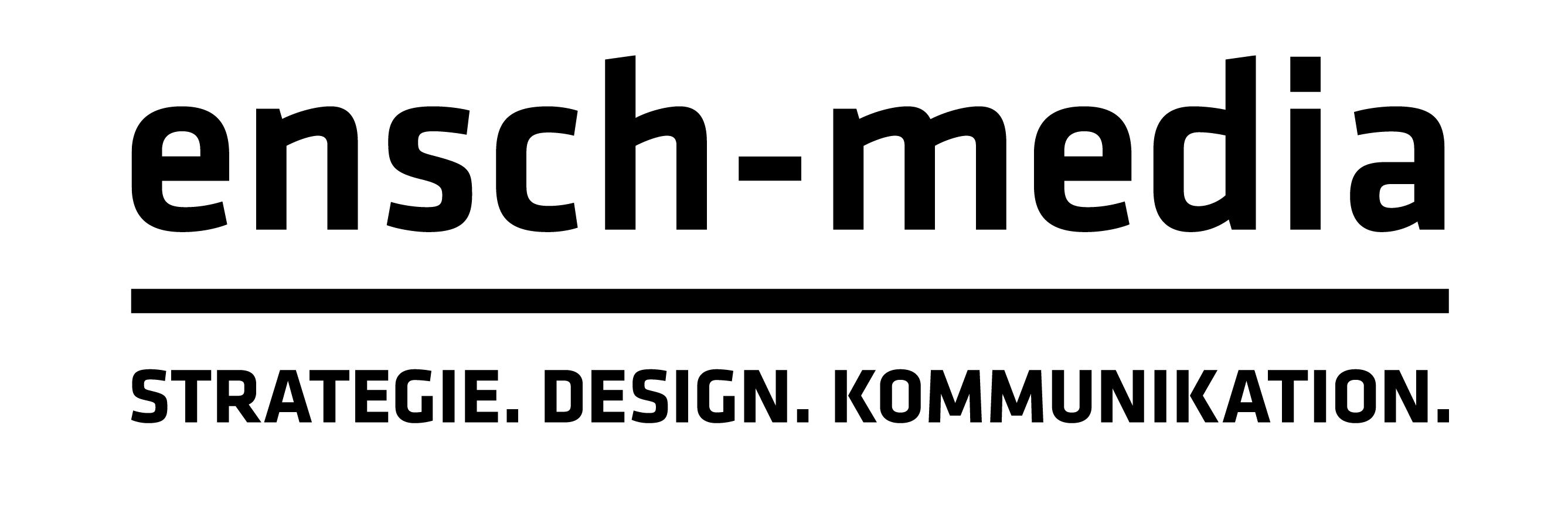 Logo ensch-media strategie-design-kommunikation